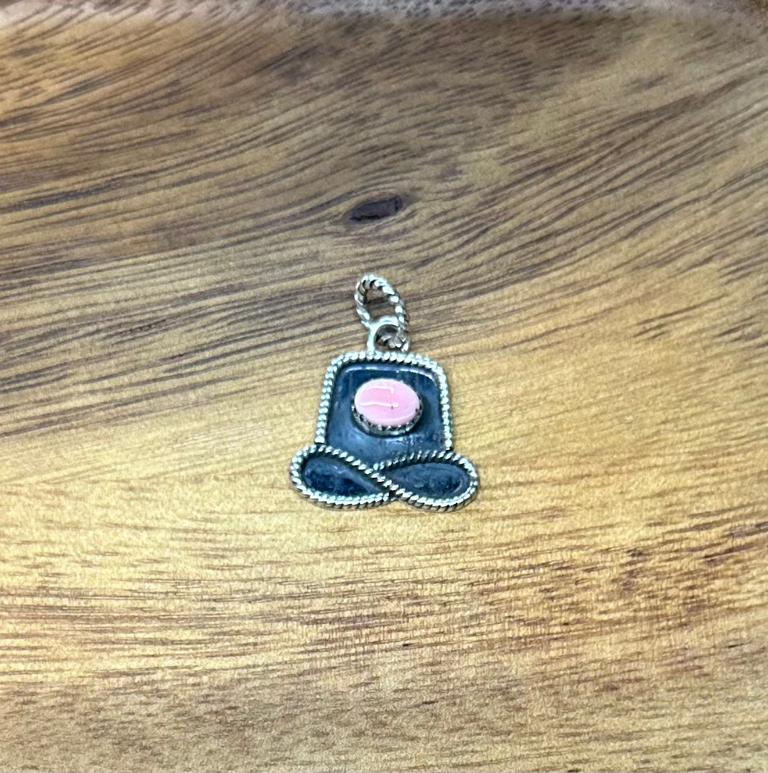 Pink Conch Shell Hat Pendant
